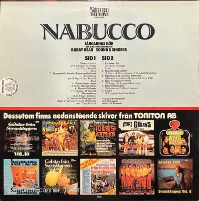 Nabucco Bobby Bean LP Klasik Plak - Resim 2