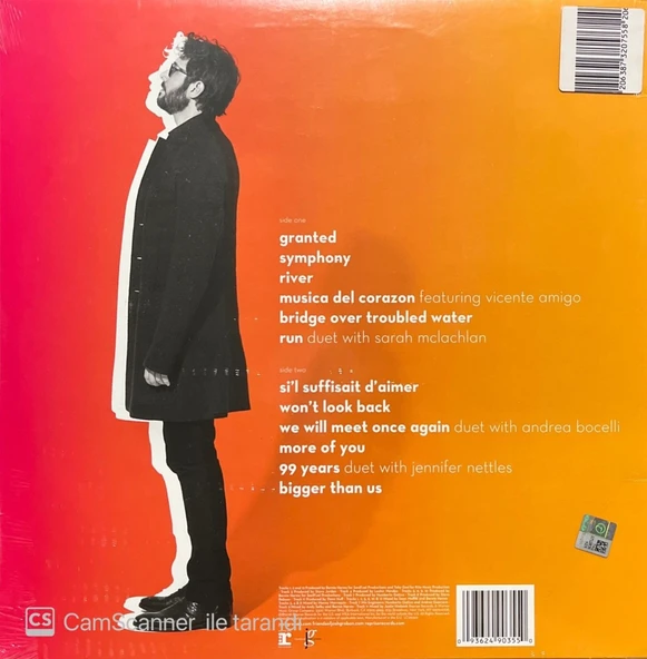 Josh Groban Bridges LP Plak - Resim 2