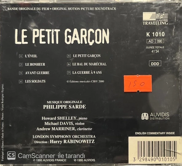 Le Petit Garçon Soundtrack CD - Resim 2