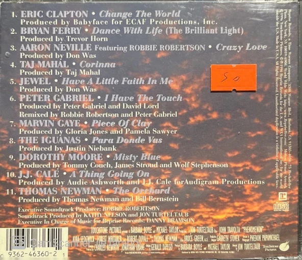 John Travolta Phenomenon Soundtrack CD - Resim 2