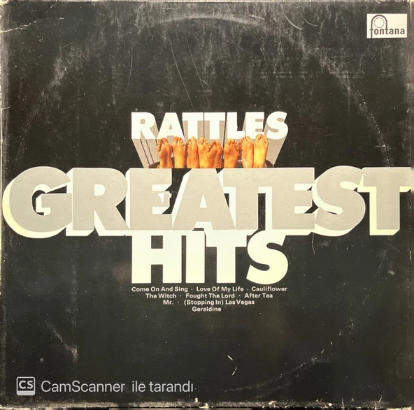 The Rattles Rattles' Greatest Hits LP Plak ürün görseli 1