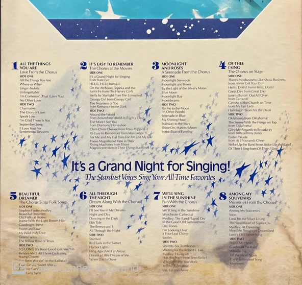 It's A Grand Night For Singing 8 LP Box Set Plak - Resim 2