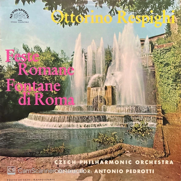 Ottorino Respighi Feste Romance Fontane Di Roma LP Plak ürün görseli 1