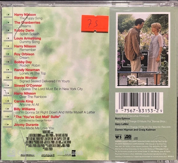 You've Got Mail Soundtrack CD - Resim 2