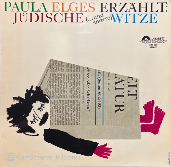 Paula Elges Erzahlt Judische Witze LP Klasik Plak ürün görseli 1
