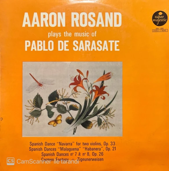 Aaron Rosand Pablo De Sarasate LP Plak ürün görseli 1