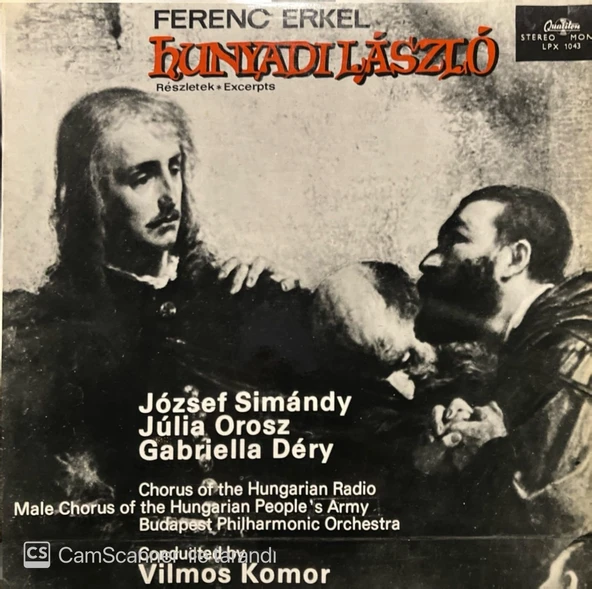 Ferenc Erkel Hunyadi Laszlo LP Plak ürün görseli 1