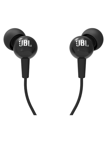 JBL C100SIUBLK Mikrofonlu Kulakiçi Kulaklık CT IE Siyah ürün görseli 1