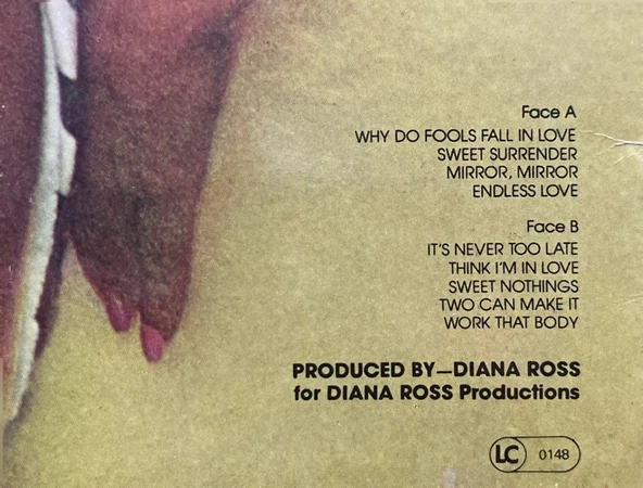 Diana Ross Endless Love LP Plak - Resim 3