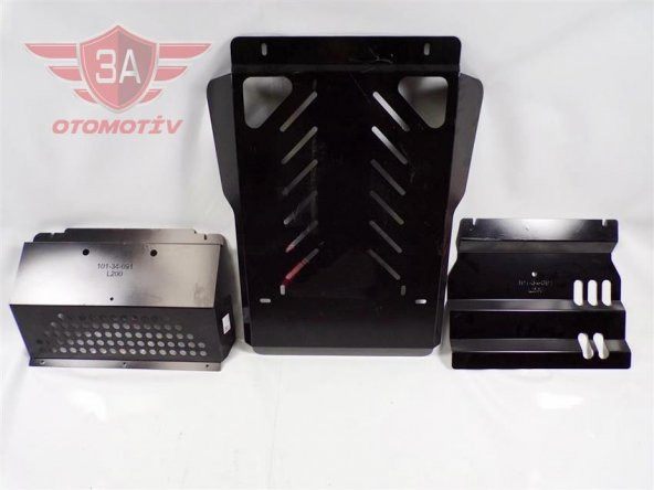 Mitsubishi L200 SU Motor Alt Muhafaza 3 Parça 2015-2019 Model ürün görseli 1