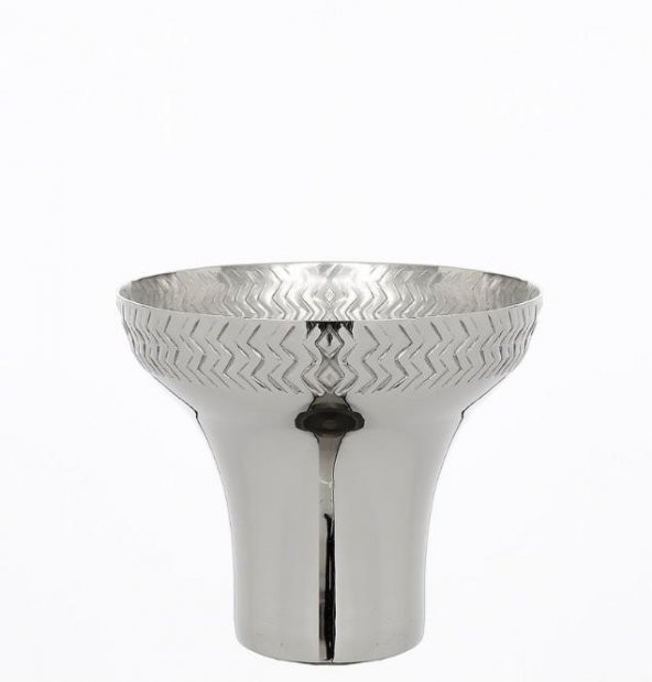 Vitale Desenli Küçük Dekoratif Obje Silver 22X20CM AK.JA0047 ürün görseli 1