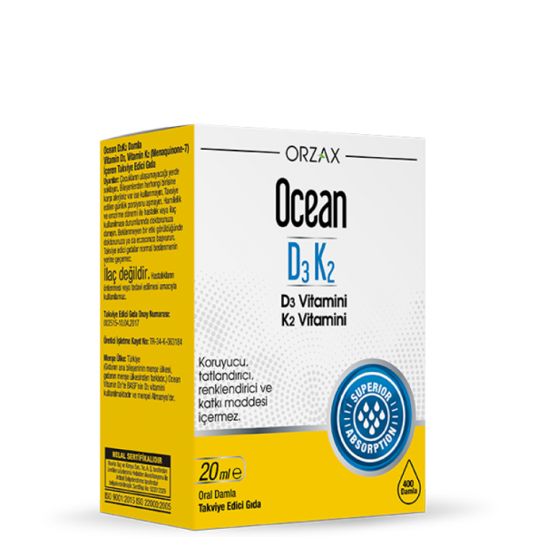 D3K2 Vitamin Damla 20 ml ürün görseli 1