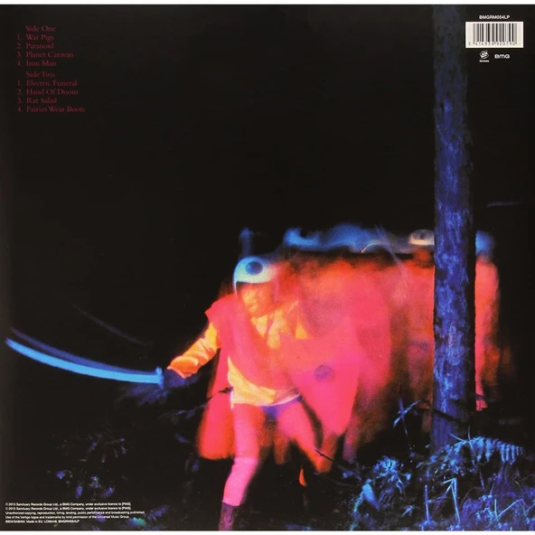 Black Sabbath Paranoid LP Plak - Resim 2