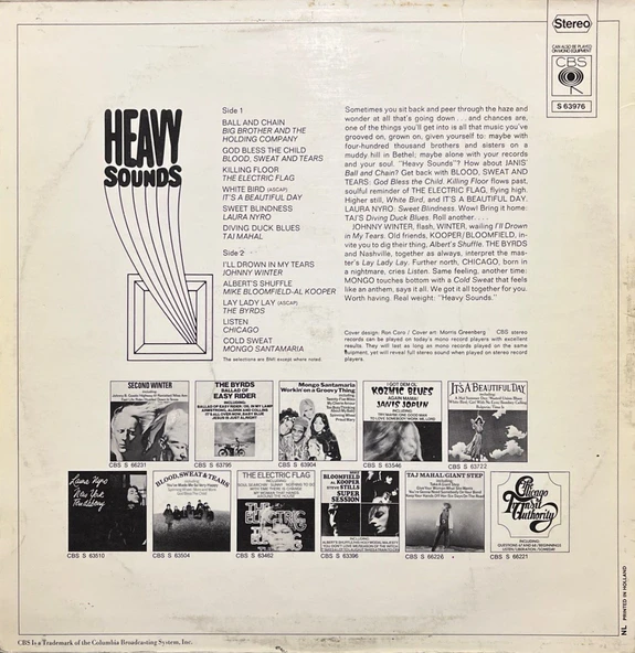Heavy Sounds LP Plak - Resim 2