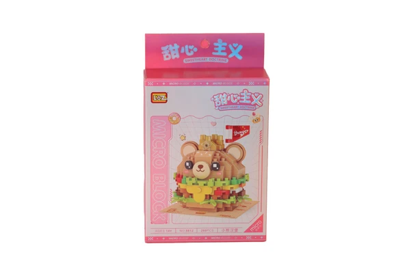 LZ8812 LOZ  AYILI BURGER  BLOCK OYUNCAK 260 PARÇA ürün görseli 1