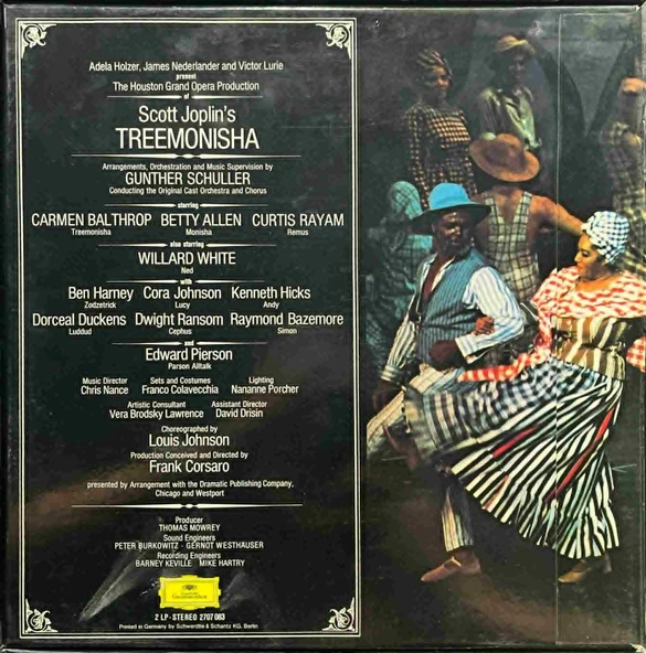 Scott Joplin Treemonisha 2 LP Box Set Plak - Resim 2