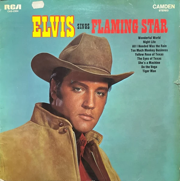 Elvis Presley Elvis Sings Flaming Star LP Plak ürün görseli 1