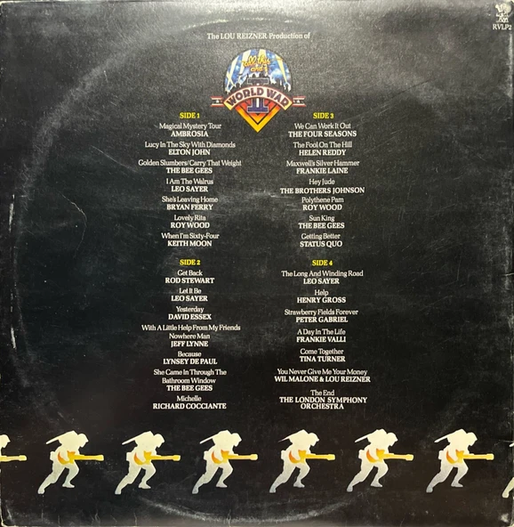 World War II Double Soundtrack LP Plak - Resim 2