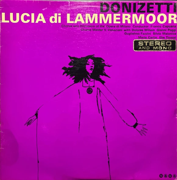 Donizetti – Lucia Di Lammermoor Classic LP Plak ürün görseli 1