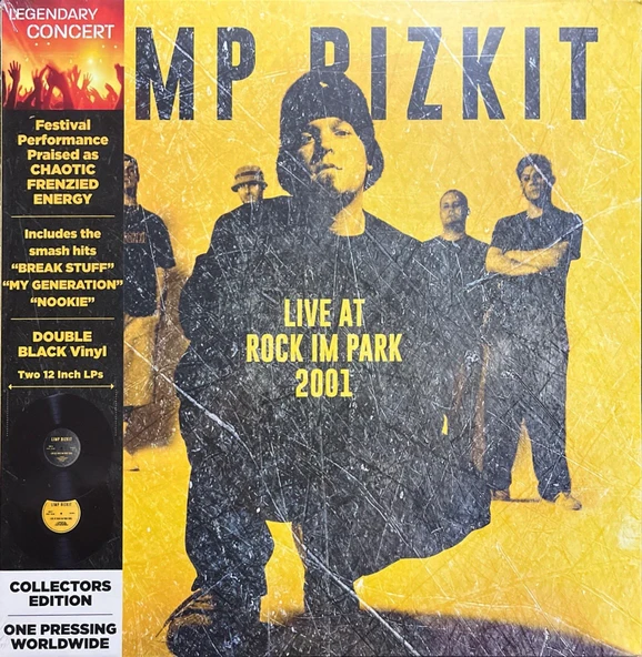 Limp Bizkit Live At Rock Im Park 2001 Double Siyah LP Plak ürün görseli 1
