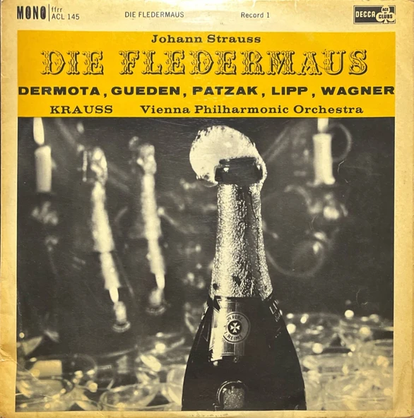 Johann Strauss Jr. – Die Fledermaus 2 Plak Set Record 1 Ve Record 2 Classic LP Plak ürün görseli 1