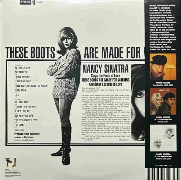 Nancy Sinatra These Boots Are Made For LP Plak - Resim 2