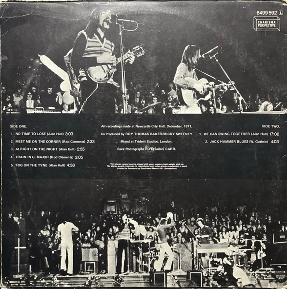 Lindisfarne Live Dönem Baskı LP Plak - Resim 2