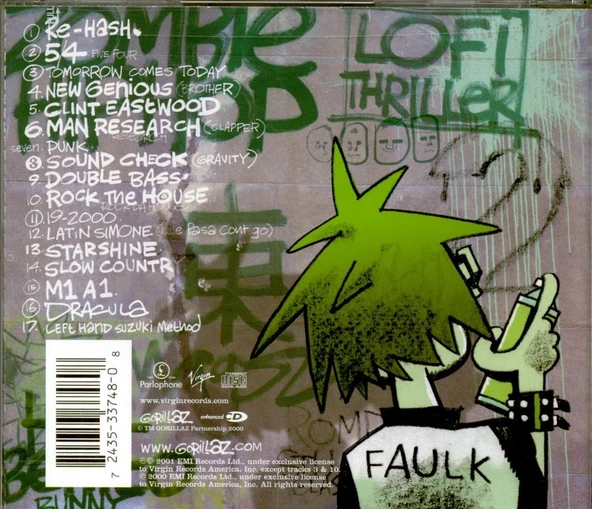 Gorillaz Gorillaz Double LP Plak - Resim 2