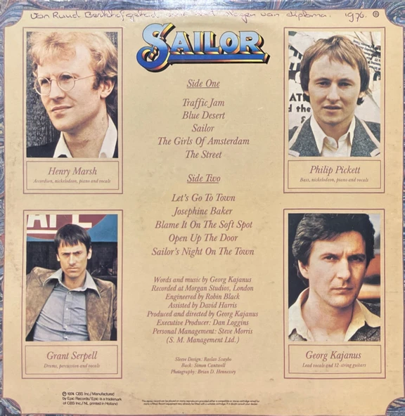 Sailor Sailor LP Plak - Resim 2