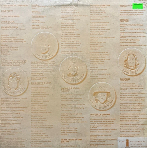 Manfred Mann's The Roaring Silence LP Plak - Resim 2