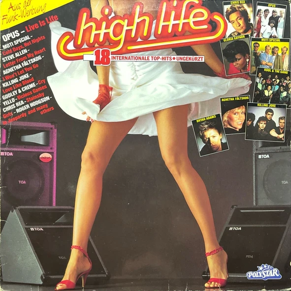 High Life 18 Internationale Top-Hits (Opus Live Is Life) LP Plak ürün görseli 1