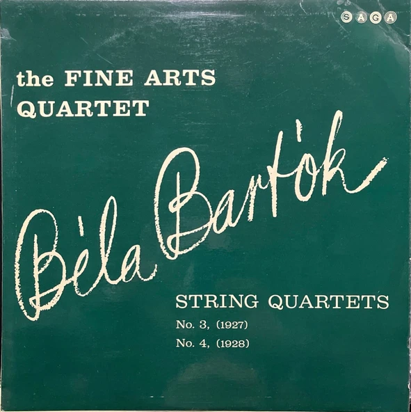 Bela Bartok, The Fine Arts Quartet – String Quartets Nos. 3 And 4 Classic LP Plak ürün görseli 1