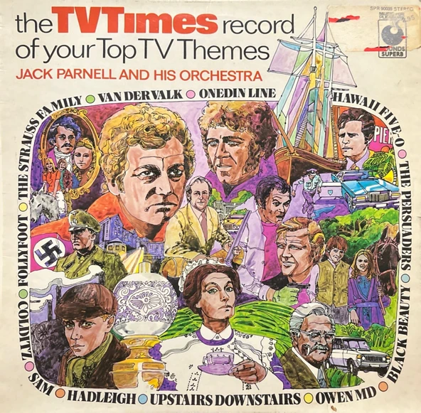 Top Tv Themes Soundtrack LP Plak ürün görseli 1