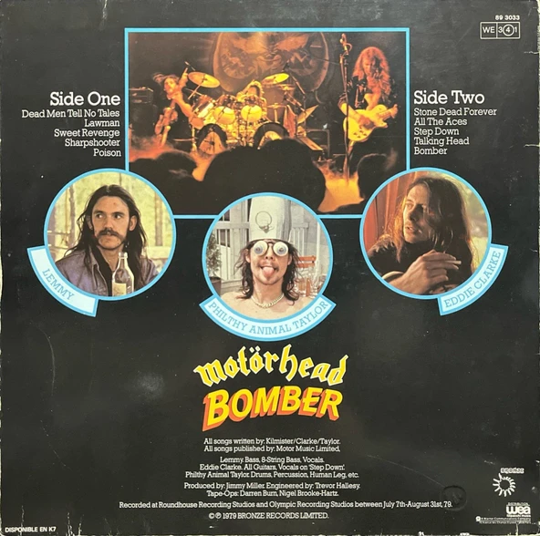Motörhead Bomber LP Plak - Resim 2