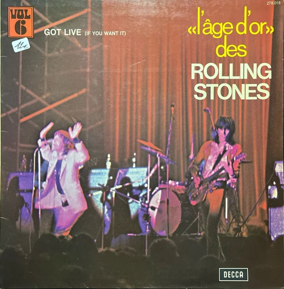 The Rolling Stones L'age D'or Des Vol 6 LP Plak ürün görseli 1