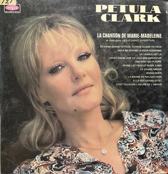Petula Clark La Chanson De Marie-Madeleine LP Plak ürün görseli 1