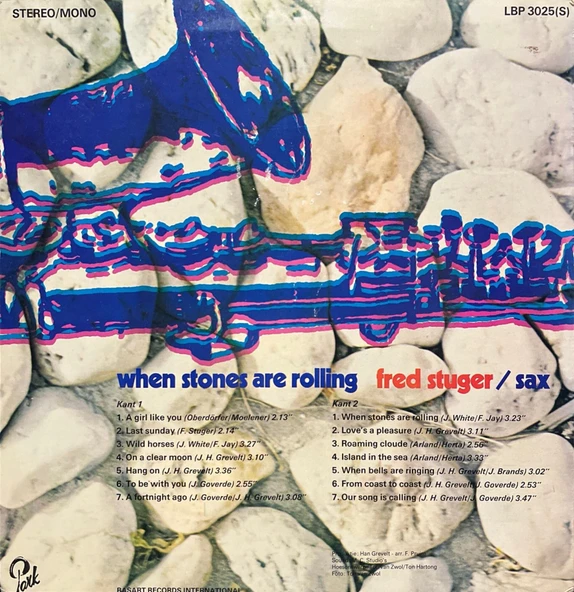 Fred Stuger When Stones  Are Rolling LP Plak - Resim 2