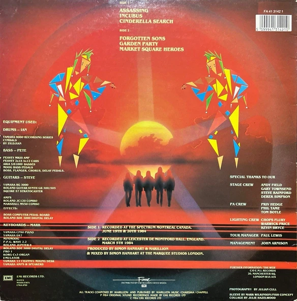 Marillion Real To Reel LP Plak - Resim 2