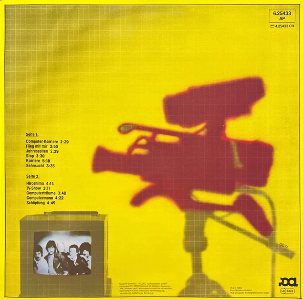 Puhdys Computer-Karriere LP Plak - Resim 2