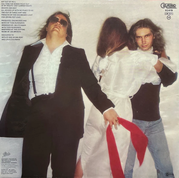 Meat Loaf Bat Out Of Hell LP Plak - Resim 2