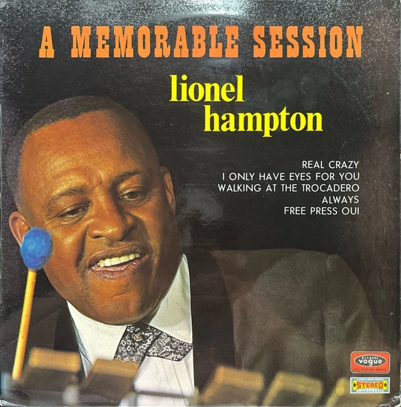Lionel Hampton A Memorable Session LP Plak ürün görseli 1