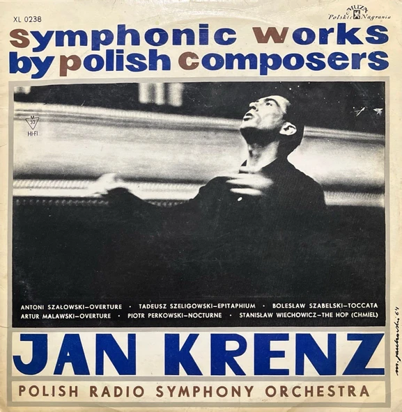 Jan Krenz Symphonic Works By Polish Composers Classic LP Plak ürün görseli 1