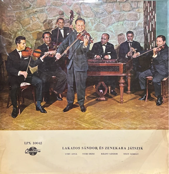 Lakatos Sandor Es Zenekara Jatszik LP Plak ürün görseli 1