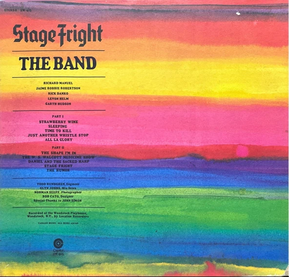 Stage Fright The Band LP Plak ürün görseli 1
