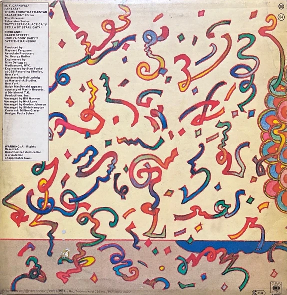 Maynard Ferguson Carnival LP Plak - Resim 2