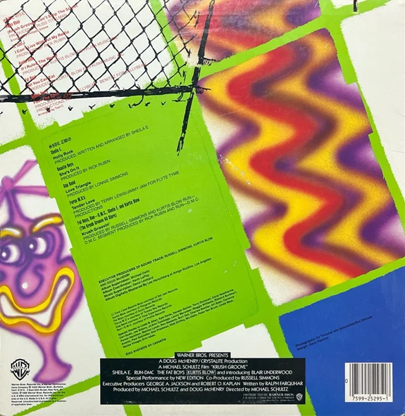 Krush Groove Soundtrack LP Plak - Resim 2