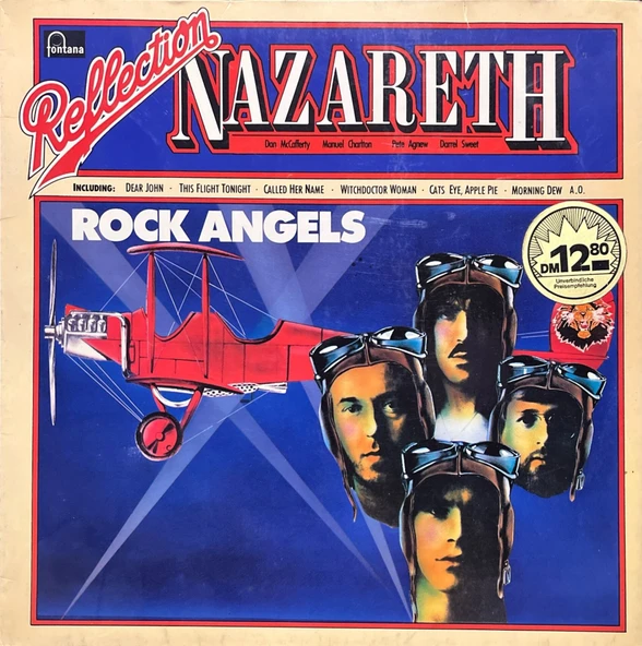 Nazareth Reflection Rock Angels LP Plak ürün görseli 1
