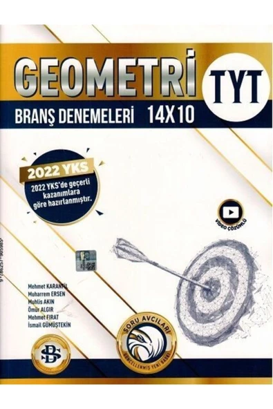 Bilgi Sarrmal TYT Geometri 12 X 10 Branş Denemeleri ürün görseli 1
