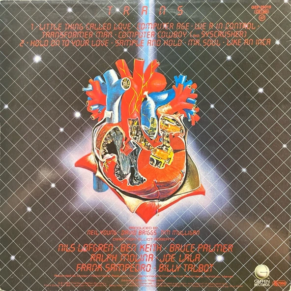 Neil Young Trans LP Plak - Resim 2