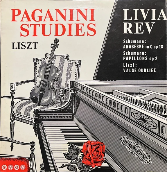 Livia Rev, Liszt – Paganini Studies Classic LP Plak ürün görseli 1